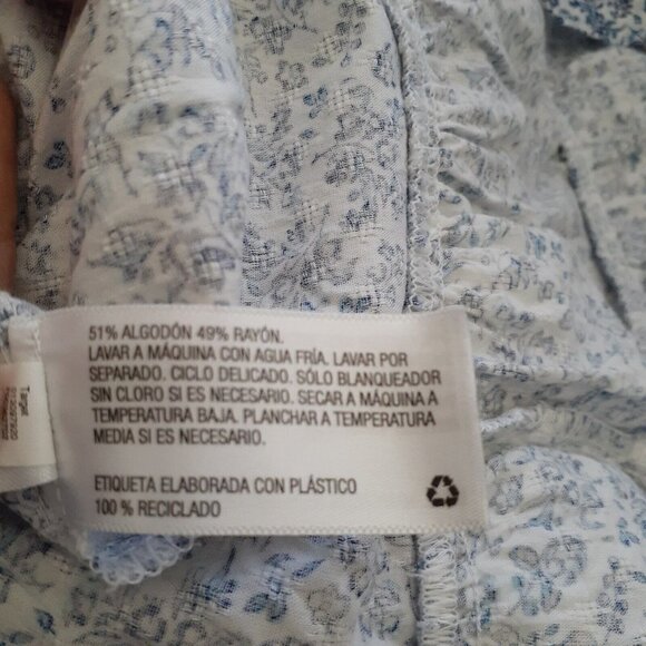 Coastal Cowgirl Boho Universal Thread Ruffled Cottagecore Floral Pockets Maxi S - Picture 10 of 11